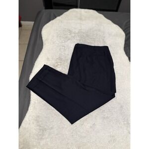 Joseph Abboud 52L 52x30 Navy Blue 100% Wool Cuffed Straight Mens Dress Pants